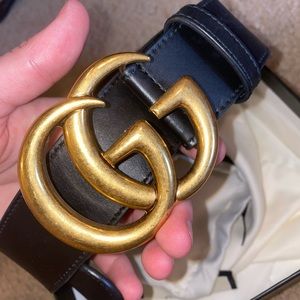 Women’s Wide Double G Gucci Belt